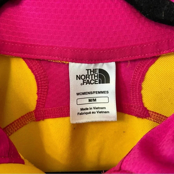 The North Face Quarter Zip Vapor Wick Training T-Shirt Outdoor Active Women's M - Picture 7 of 8